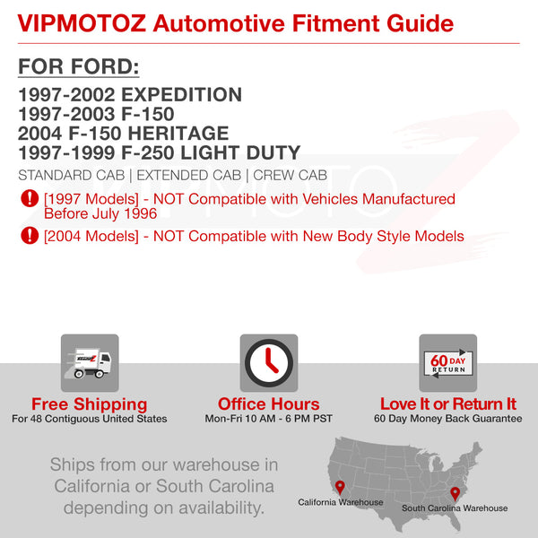 1997-2003 Ford F-150 Smoked Headlight