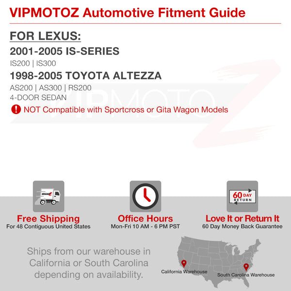 2001-2005 Lexus IS Series Black Tail Light