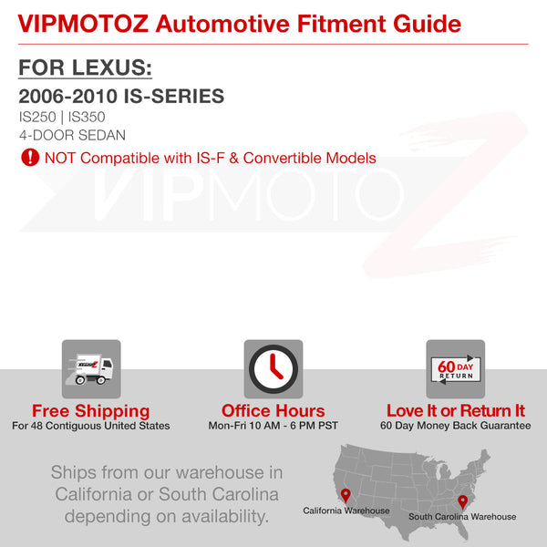 2006-2010 Lexus IS Series Smoked Fog Light