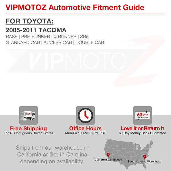 2005-2011 Toyota Tacoma Sinister Black Headlight