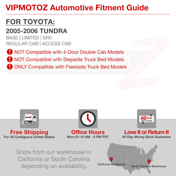2005-2006 Toyota Tundra Rosso Burgundy Tail Light