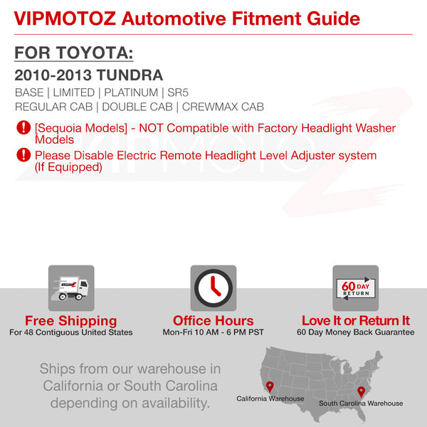 2010-2013 Toyota Tundra Factory Style Tail Light
