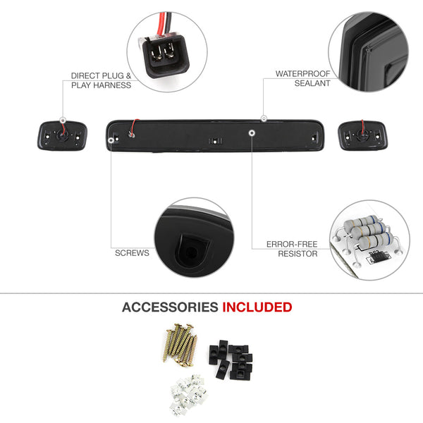 2007-2012 Chevrolet Silverado 1500 | 2500 | 3500 Smoked Accesories