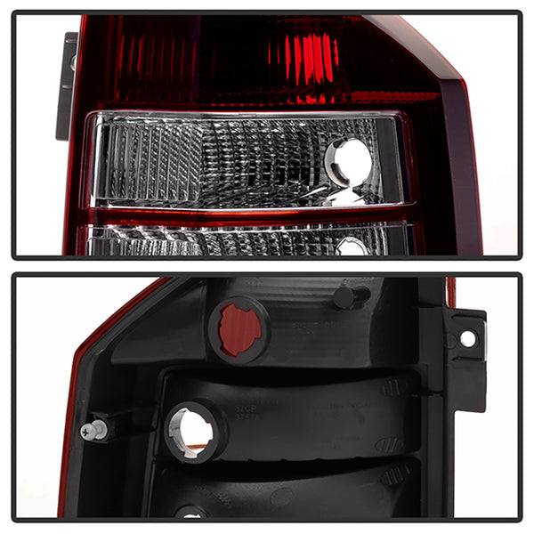 2007-2010 Jeep Compass Rosso Burgundy Tail Light