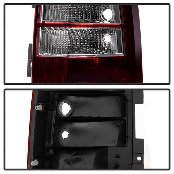 2007-2010 Jeep Compass Rosso Burgundy Tail Light