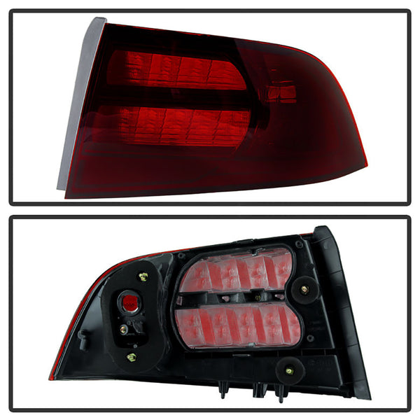 2004-2008 Acura TL Rosso Burgundy Tail Light