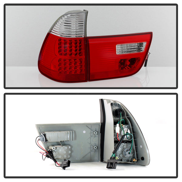 2000-2006 BMW E53 X5 Rosso Red Tail Light