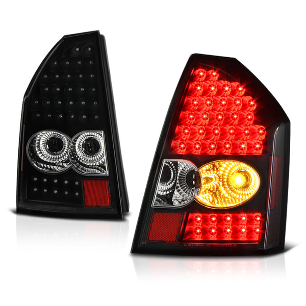 2005-2007 Chrysler 300C Black Tail Light