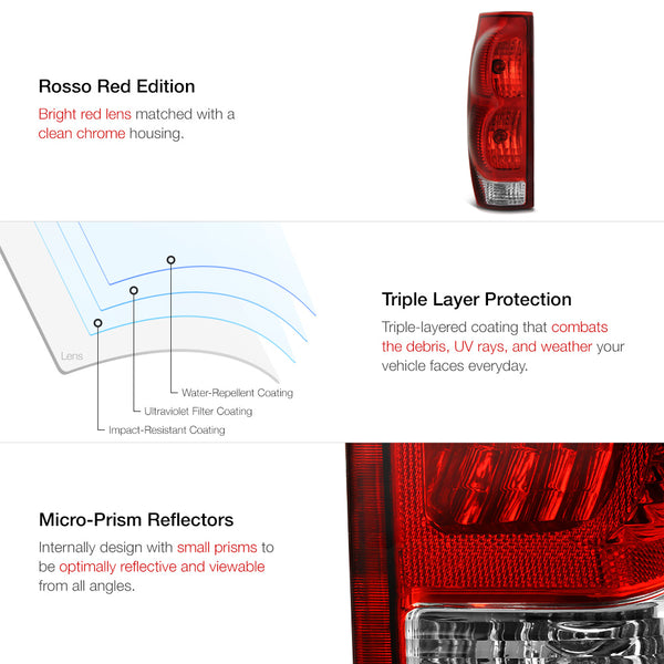 2002-2006 Chevrolet Avalanche 1500 | 2500 Factory Style Tail Light
