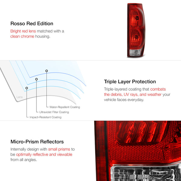 2002-2006 Chevrolet Avalanche 1500 | 2500 Factory Style Tail Light