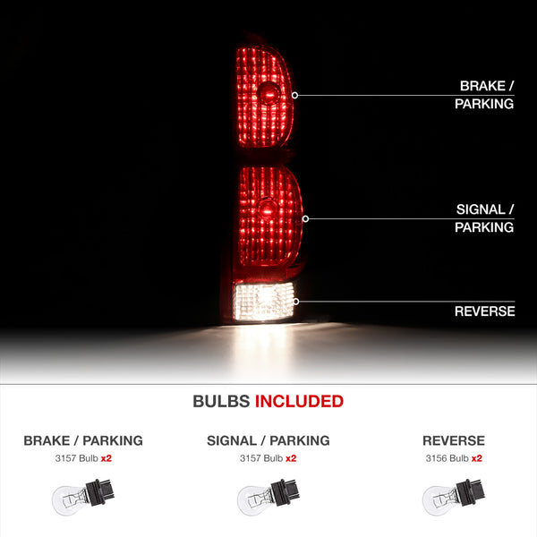 2002-2006 Chevrolet Avalanche 1500 | 2500 Rosso Red Tail Light