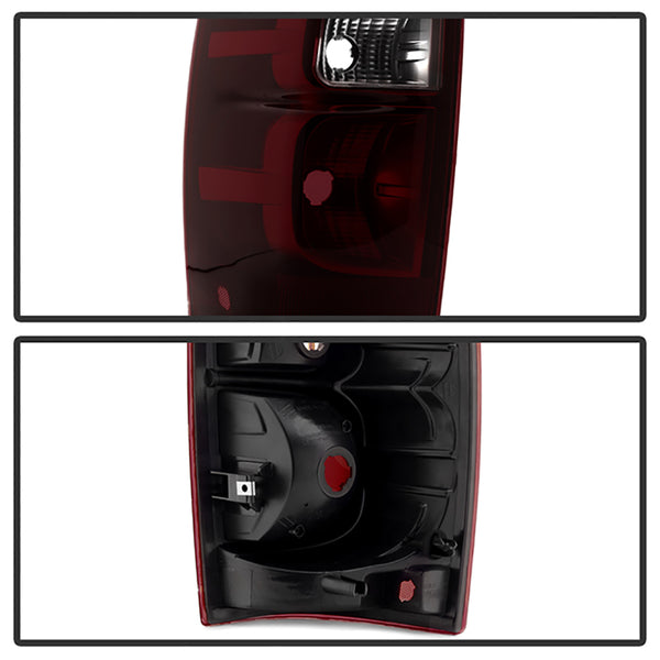 2007-2013 Chevrolet Avalanche Rosso Burgundy Tail Light