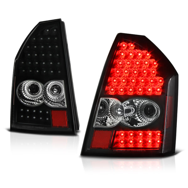 2005-2007 Chrysler 300 Black Tail Light