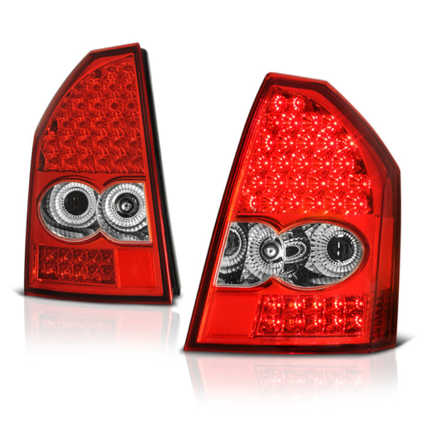 2005-2007 Chrysler 300 Rosso Red Tail Light