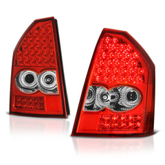 2005-2007 Chrysler 300 Rosso Red Tail Light