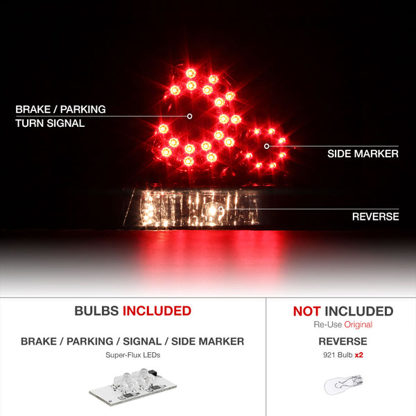 2006-2013 Chevrolet Impala Smoked Tail Light