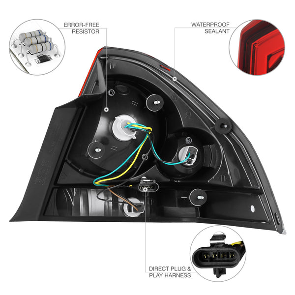 2006-2013 Chevrolet Impala Factory Style Tail Light