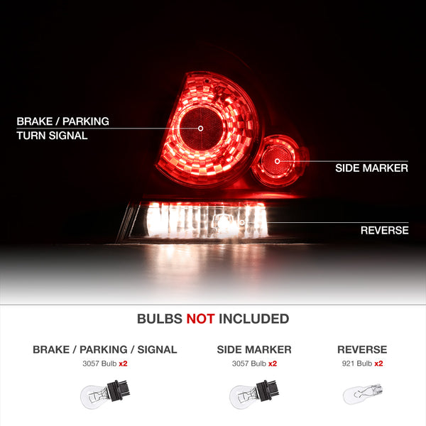 2006-2013 Chevrolet Impala Factory Style Tail Light