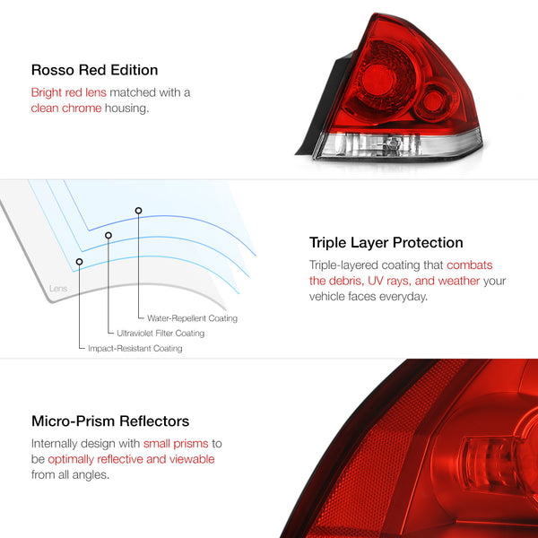 2006-2013 Chevrolet Impala Factory Style Tail Light