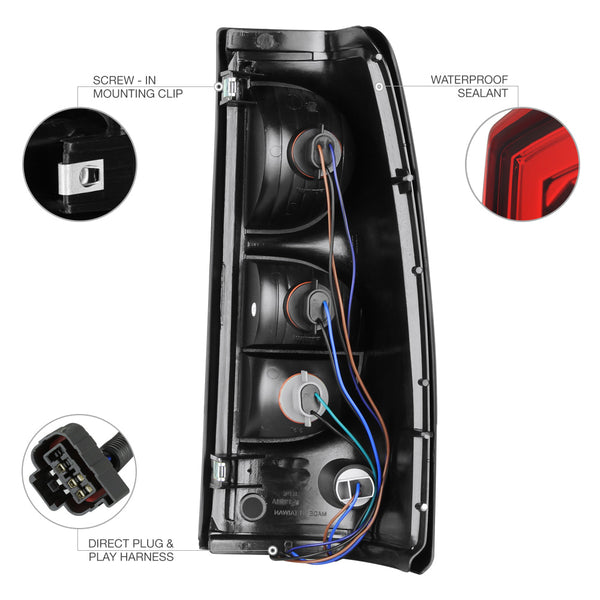 2003-2006 Chevrolet Silverado 1500 | 2500 | 3500 Factory Style Tail Light