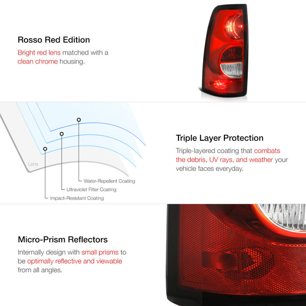 2003-2006 Chevrolet Silverado 1500 | 2500 | 3500 Factory Style Tail Light