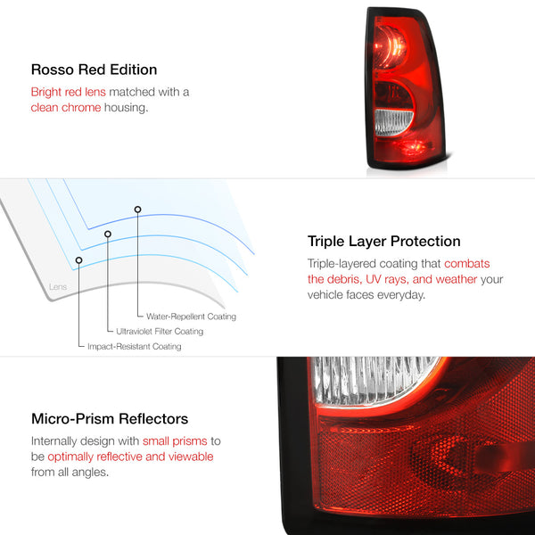 2003-2006 Chevrolet Silverado 1500 | 2500 | 3500 Factory Style Tail Light