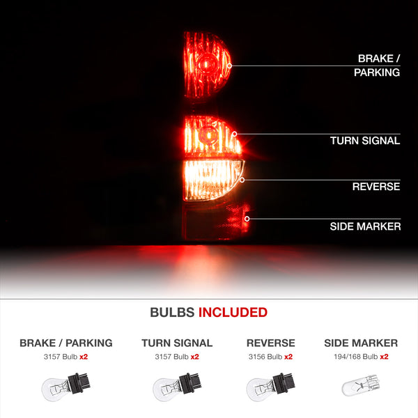 2003-2006 Chevrolet Silverado 1500 | 2500 | 3500 Rosso Red Tail Light