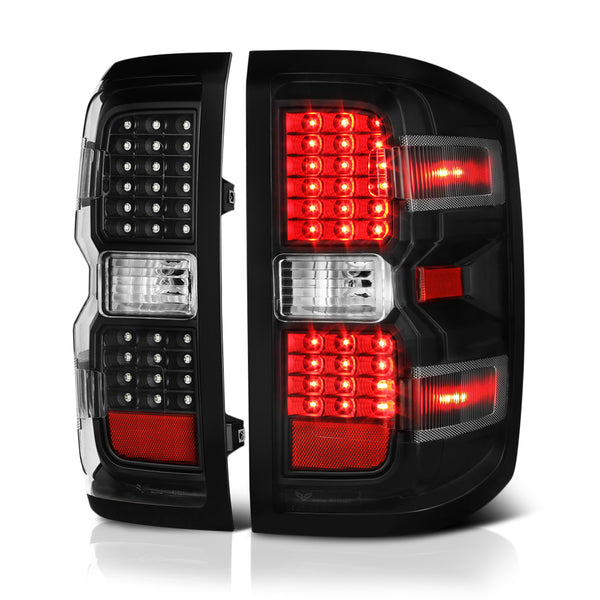 2014-2016 Chevrolet Silverado 1500 Black Tail Light