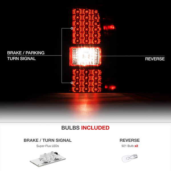2014-2016 Chevrolet Silverado 1500 Rosso Red Tail Light