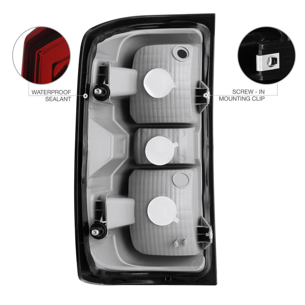 2014-2016 Chevrolet Silverado 1500 Rosso Burgundy Tail Light