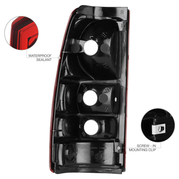 1999-2002 Chevrolet Silverado 1500 | 2500 | 3500 Chrome Tail Light