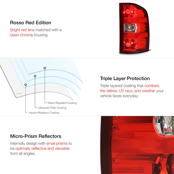 2007-2013 Chevrolet Silverado 1500 | 2500HD | 3500HD Factory Style Tail Light