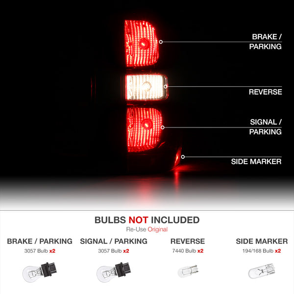 2007-2014 Chevrolet Suburban 1500 | 2500 Rosso Burgundy Tail Light