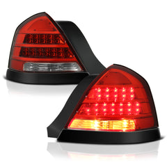 1998-2011 Ford Crown Victoria Rosso Red Tail Light