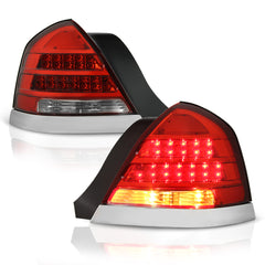 1998-2011 Ford Crown Victoria Rosso Red Tail Light