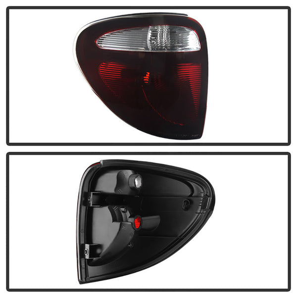 2004-2007 Chrysler Town & Country Rosso Burgundy Tail Light
