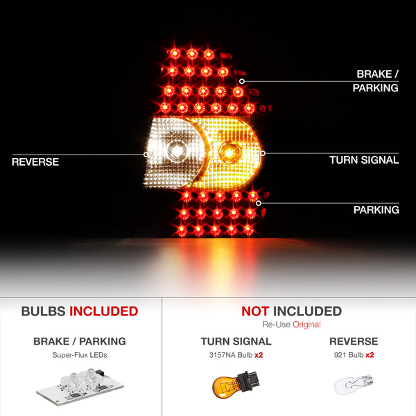 2007-2012 Dodge Caliber Sinister Black Tail Light