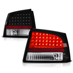 2006-2008 Dodge Charger Black Tail Light