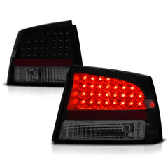 2006-2008 Dodge Charger Black Tail Light