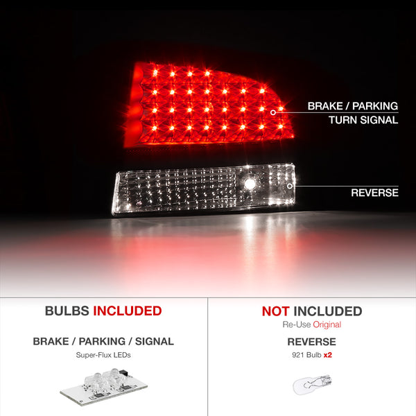 2009-2010 Dodge Charger Black Tail Light