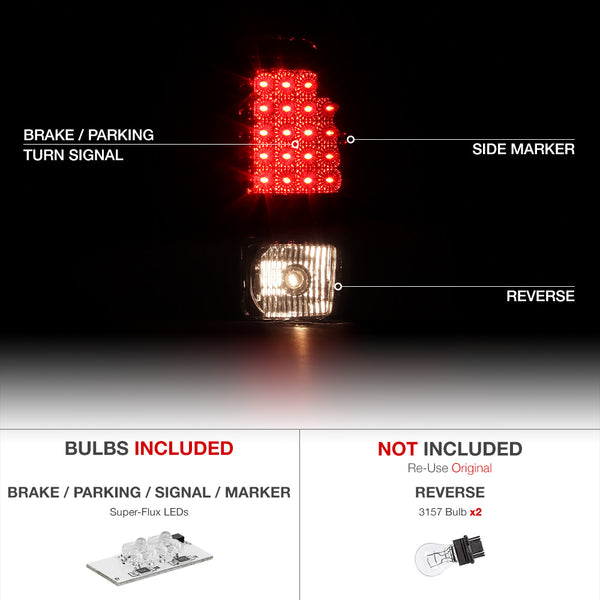 1997-2004 Dodge Dakota Smoked Tail Light