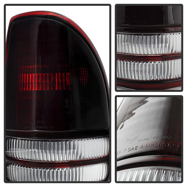 1997-2004 Dodge Dakota Rosso Burgundy Tail Light