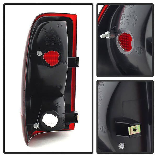 1997-2004 Dodge Dakota Rosso Burgundy Tail Light