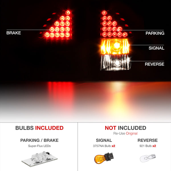 2005-2008 Dodge Magnum Sinister Black Tail Light
