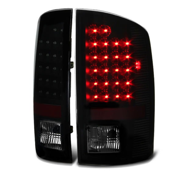 2002-2006 Dodge RAM 1500 Black Tail Light