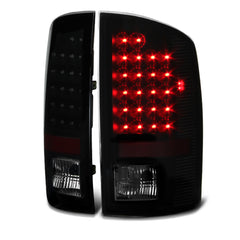 2002-2006 Dodge RAM 1500 Black Tail Light