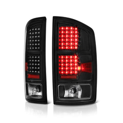 2002-2006 Dodge RAM 1500 Black Tail Light