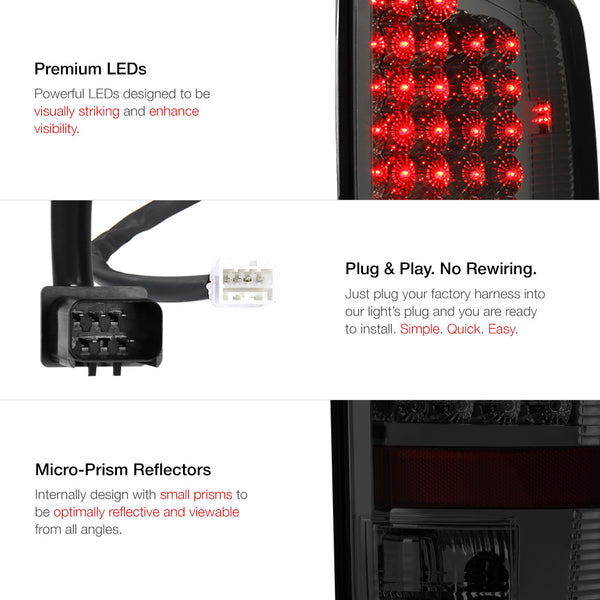 2002-2006 Dodge RAM 1500 Smoked Tail Light