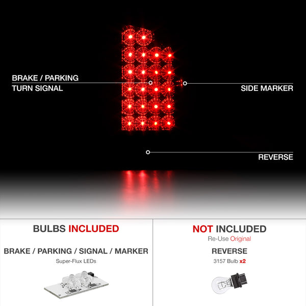 2002-2006 Dodge RAM 1500 Smoked Tail Light