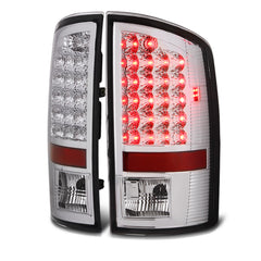 2007-2008 Dodge RAM 1500 Chrome Tail Light